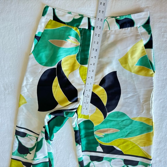 ZARA Botanical Wide Leg Pants White Size medium New With Tags. #12 - Picture 14 of 15